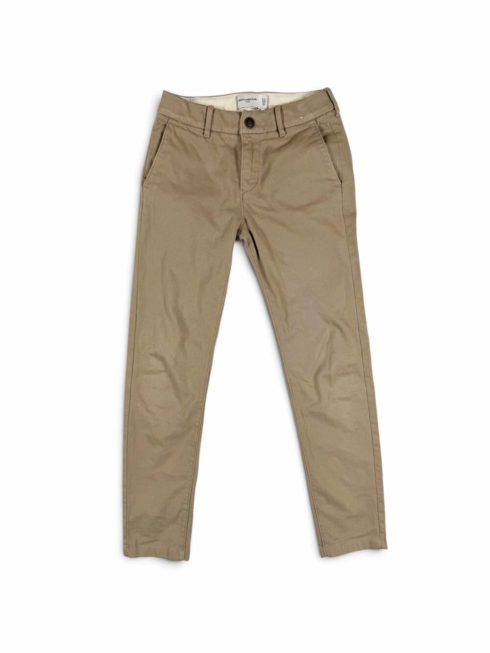 Abercrombie Kids Boys Chino Pants Khaki Tan Size 9/10 Long